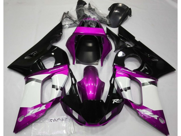 1998-2002 Metallic Pink R6 Motorcycle Fairings