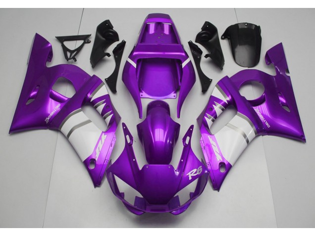 1998-2002 Purple & White R6 Motorcycle Fairings