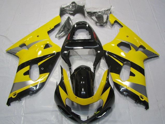 2001-2003 Yellow OEM Style GSXR 600-750 Motorcycle Fairings