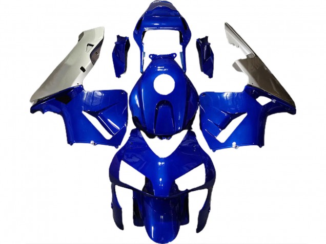 2003-2004 Deep Blue & Silver CBR600RR Motorcycle Fairings
