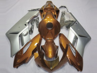 2004-2005 Gloss Orange and Silver CBR1000RR Motorcycle Fairings