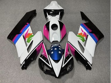 2004-2005 Pink and Blue Flag CBR1000RR Motorcycle Fairings