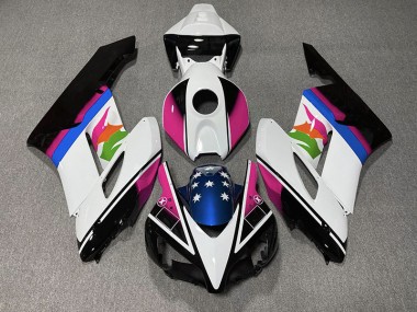 2004-2005 Pink and Blue Flag CBR1000RR Motorcycle Fairings