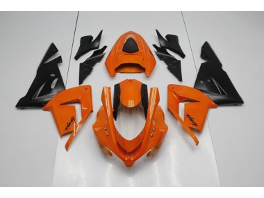 2004-2005 Plain Orange Ninja ZX10R Motorcycle Fairings