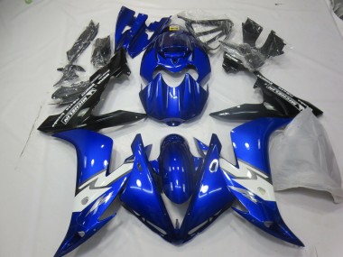 2004-2006 Gloss Blue White R1 Motorcycle Fairings