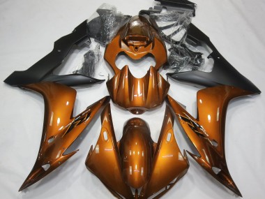 2004-2006 Gloss Orange & Black R1 Motorcycle Fairings