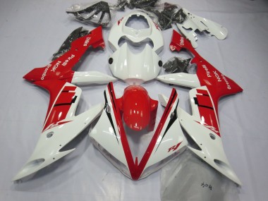 2004-2006 White and Red Design R1 Motorcycle Fairings