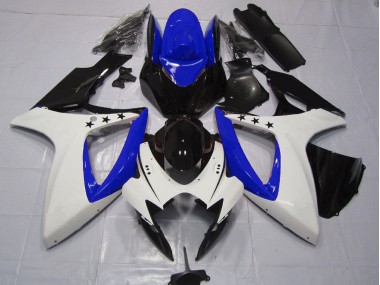 2006-2007 Dark Blue Star GSXR 600-750 Motorcycle Fairings