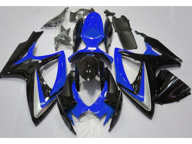 2006-2007 Gloss Blue Debadged GSXR 600-750 Motorcycle Fairings