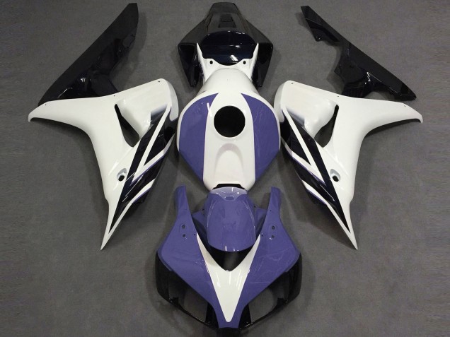 2006-2007 Gloss White Blue and Black CBR1000RR Motorcycle Fairings