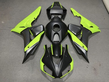 2006-2007 Matte Grey Black and Green CBR1000RR Motorcycle Fairings
