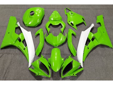2006-2007 Pearl Green R6 Motorcycle Fairings