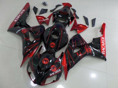 2006-2007 Red Bacardi CBR1000RR Motorcycle Fairings
