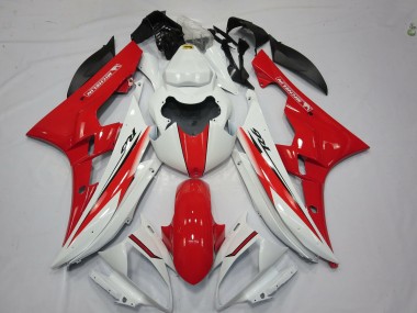 2006-2007 Red White OEM Style R6 Motorcycle Fairings
