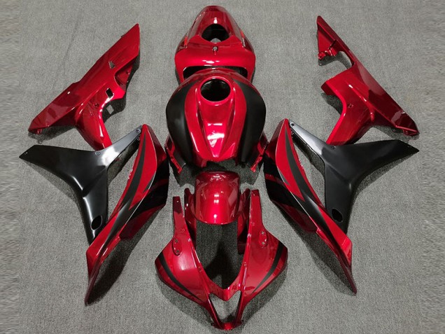 2007-2008 Deep Red OEM Style CBR600RR Motorcycle Fairings