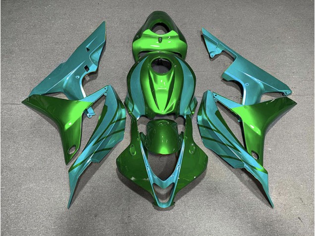 2007-2008 Green & Teal CBR600RR Motorcycle Fairings