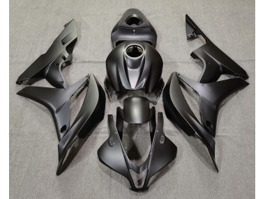 2007-2008 Plain Matte Black CBR600RR Motorcycle Fairings