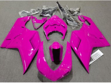 2007-2014 Plain Gloss Pink Ducati 848 1098 1198 Motorcycle Fairings