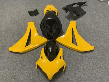 2008-2011 Pearl Yellow and Black CBR1000RR Motorcycle Fairings