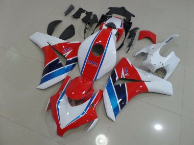 2008-2011 Red Blue and White CBR1000RR Motorcycle Fairings