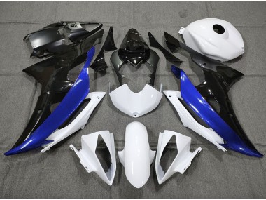 2008-2016 Custom Blue Black and White R6 Motorcycle Fairings