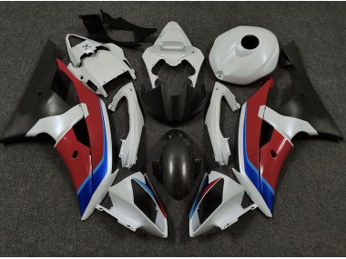 2008-2016 White Red and Blue R6 Motorcycle Fairings