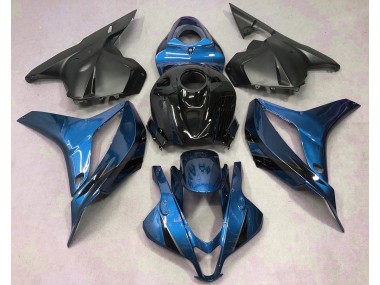 2009-2012 Light Blue with Black CBR600RR Motorcycle Fairings
