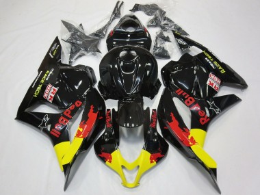 2009-2012 Red Bull Gloss Black CBR600RR Motorcycle Fairings