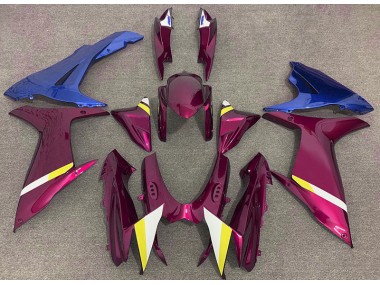 2011-2024 Gloss Red and Blue GSXR 600-750 Motorcycle Fairings