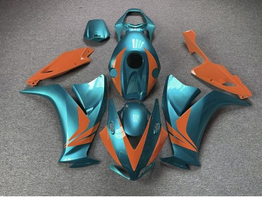 2012-2016 Gloss Cyan and Orange CBR1000RR Motorcycle Fairings