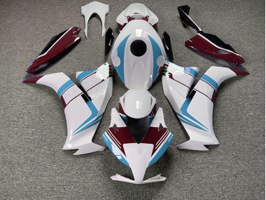 2012-2016 Gloss Light Blue and Maroon CBR1000RR Motorcycle Fairings