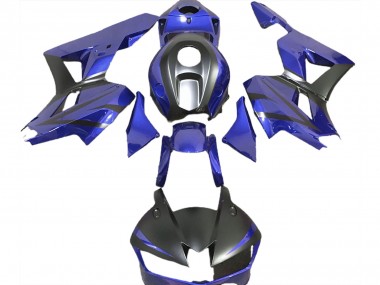 2013-2023 Deep Blue and Matte Black CBR600RR Motorcycle Fairings