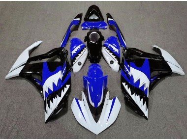 2015-2018 White Shark & Blue R3 Motorcycle Fairings
