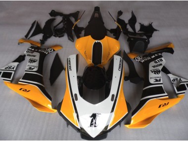 2015-2019 Orange and White R1 Motorcycle Fairings